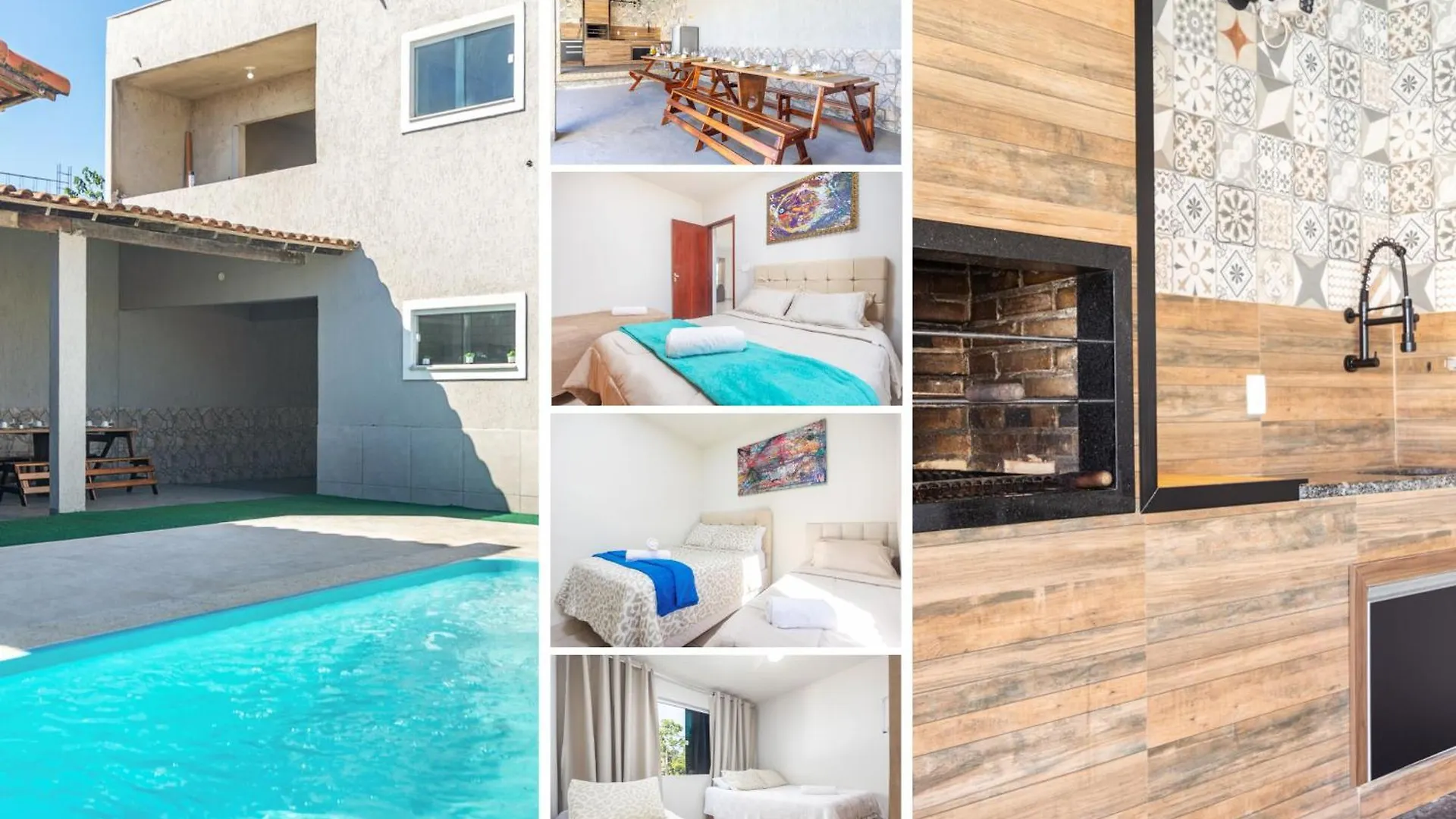 Refugio Tropical Casa De Praia Com Piscina Aquecida E 4 Suites E Garagem 3 Carros, 800 Mtrs Da Praia Internet 700 Mbps, Condominio Privado Com Pista De Skate , Quadra De Futevolei , Campos E Quadras De Futebol! Cabo Frio 0*,